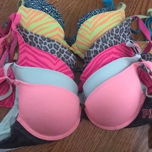 6 vs pink bras